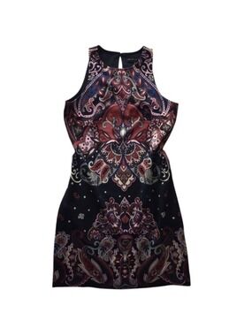 Banana Republic Shift Dress Paisley Print Petite XS